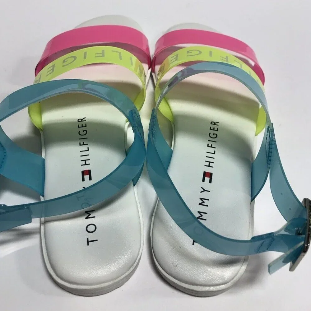 Tommy Hilfiger Big Kids' Ralana II Sandal Multi, Girls' Size 2 M